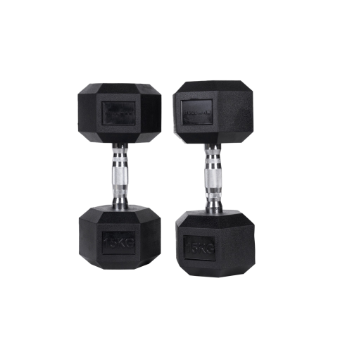 HEXAGONAL DUMBBELLS - 2.5 to 50 kg (pair) - 2