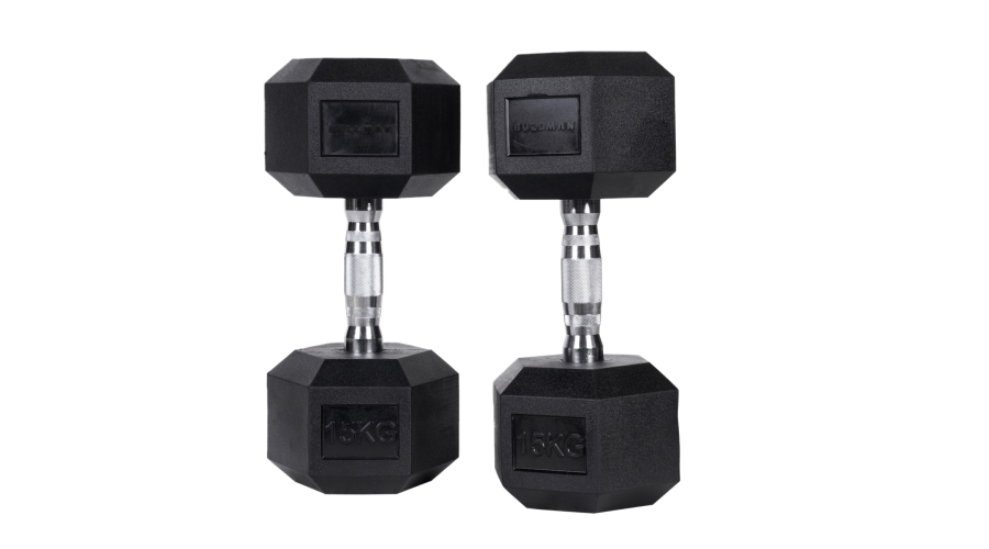 HEXAGONAL DUMBBELLS - 2.5 to 50 kg (pair) - 2