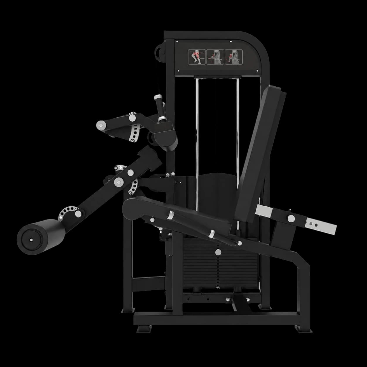 Leg Extension & Leg Curl Assis Combo — Charge Guidée — alternate view