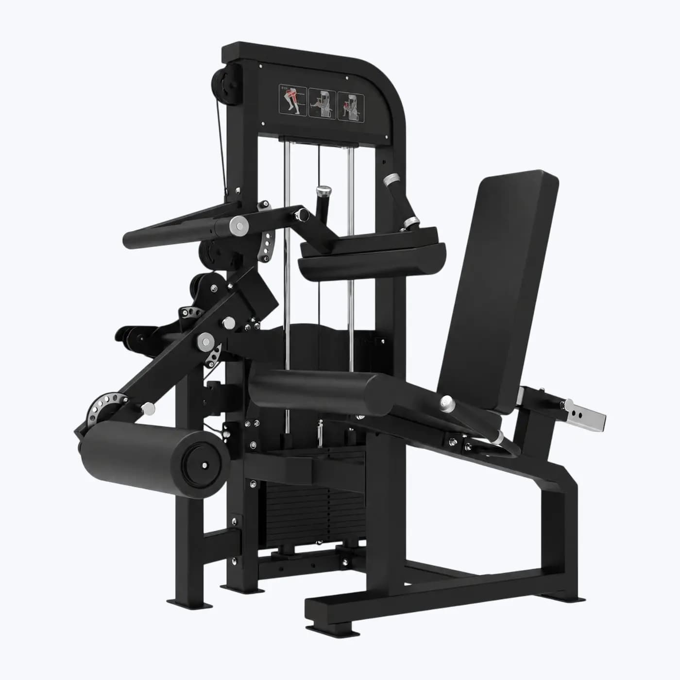 Leg Extension & Leg Curl Assis Combo — Charge Guidée