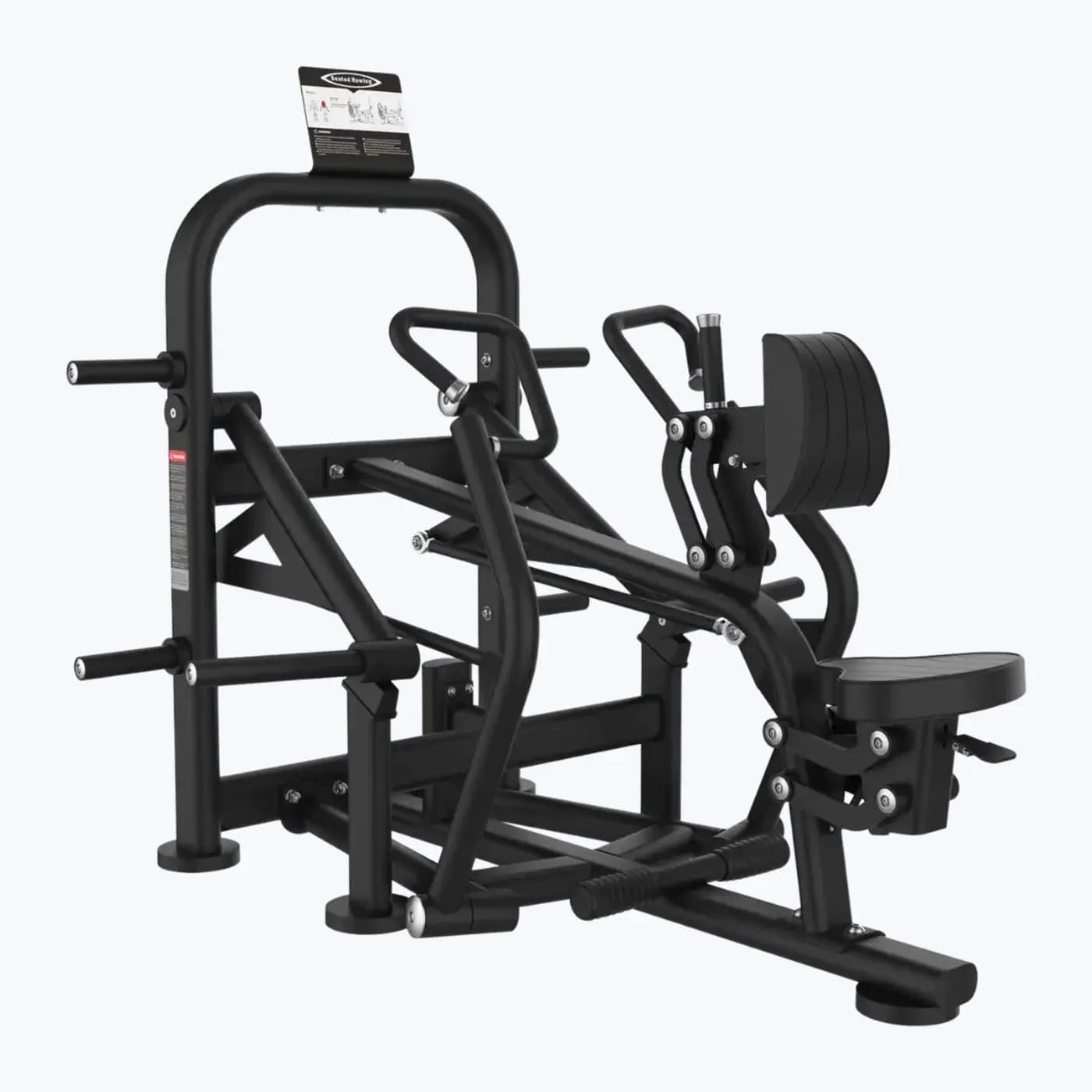 Rowing Assis À Appui Pectoral — À Disques