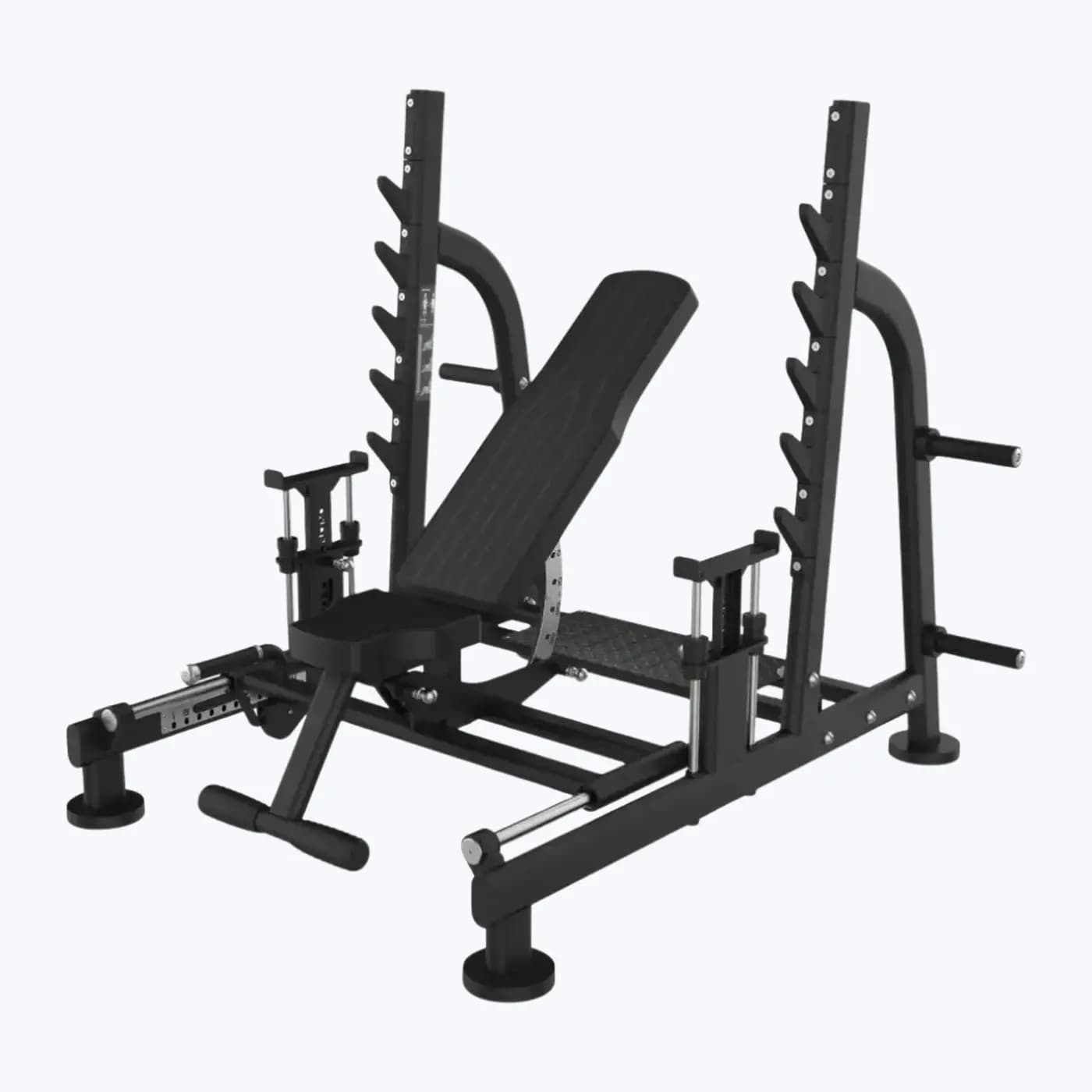 Banc Développé Couché Avec Rack Olympique