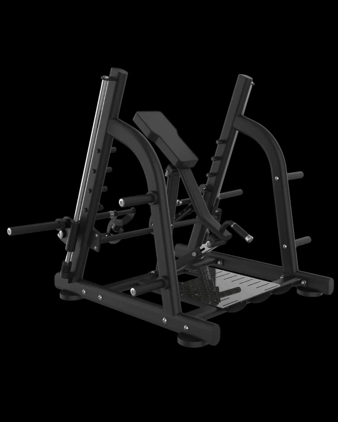 Rowing Smith À Appui Pectoral — À Disques — alternate view