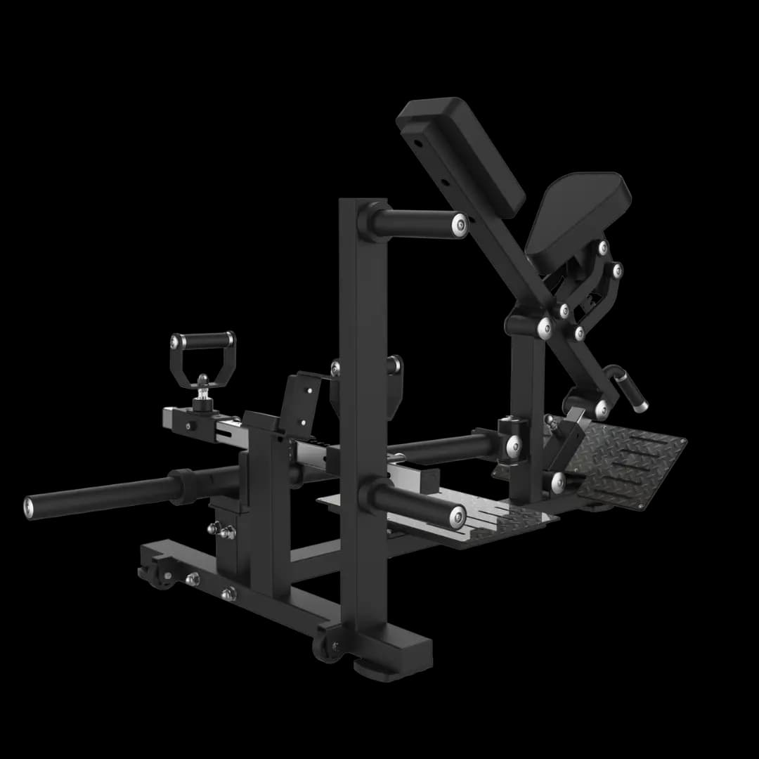 Rowing T-Bar À Appui Pectoral — À Disques — alternate view