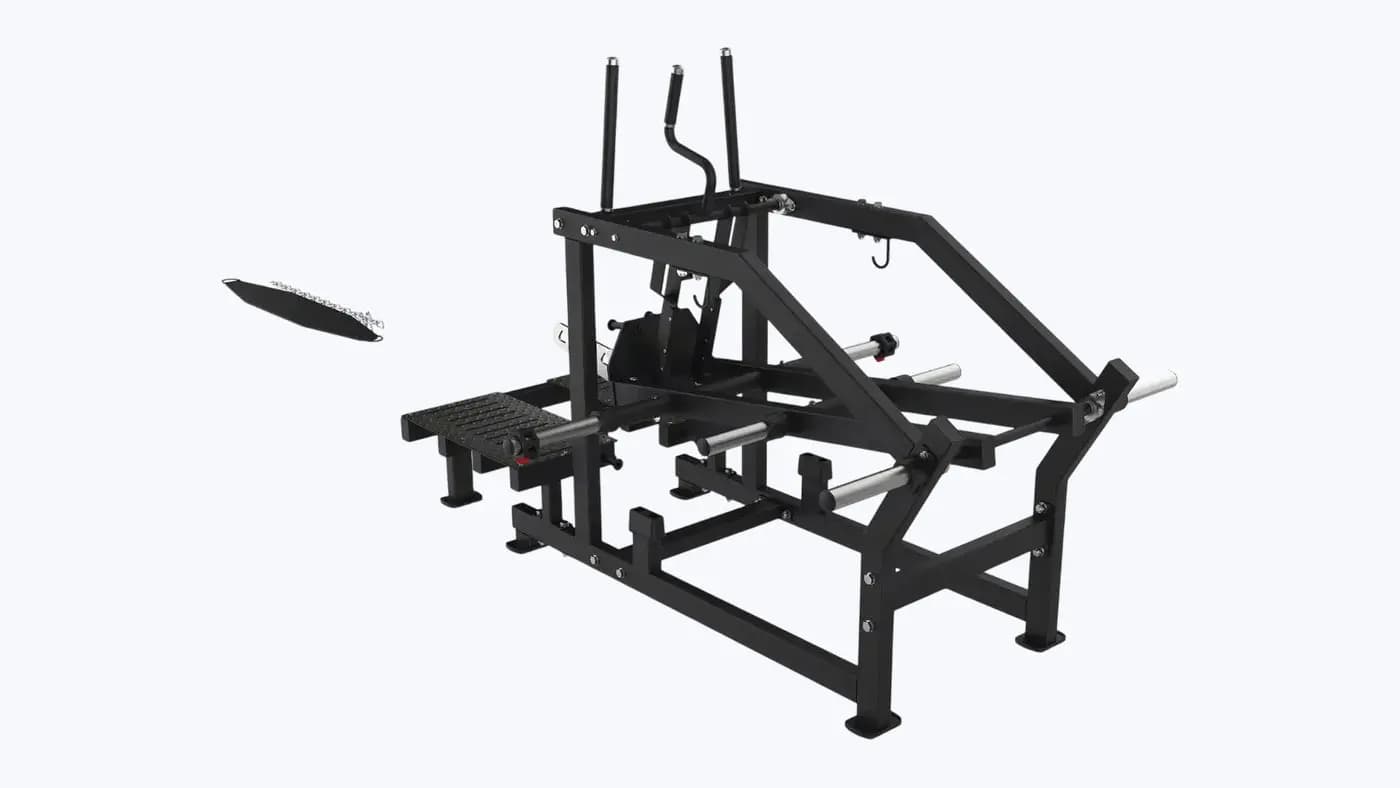 Belt Squat À Levier — À Disques