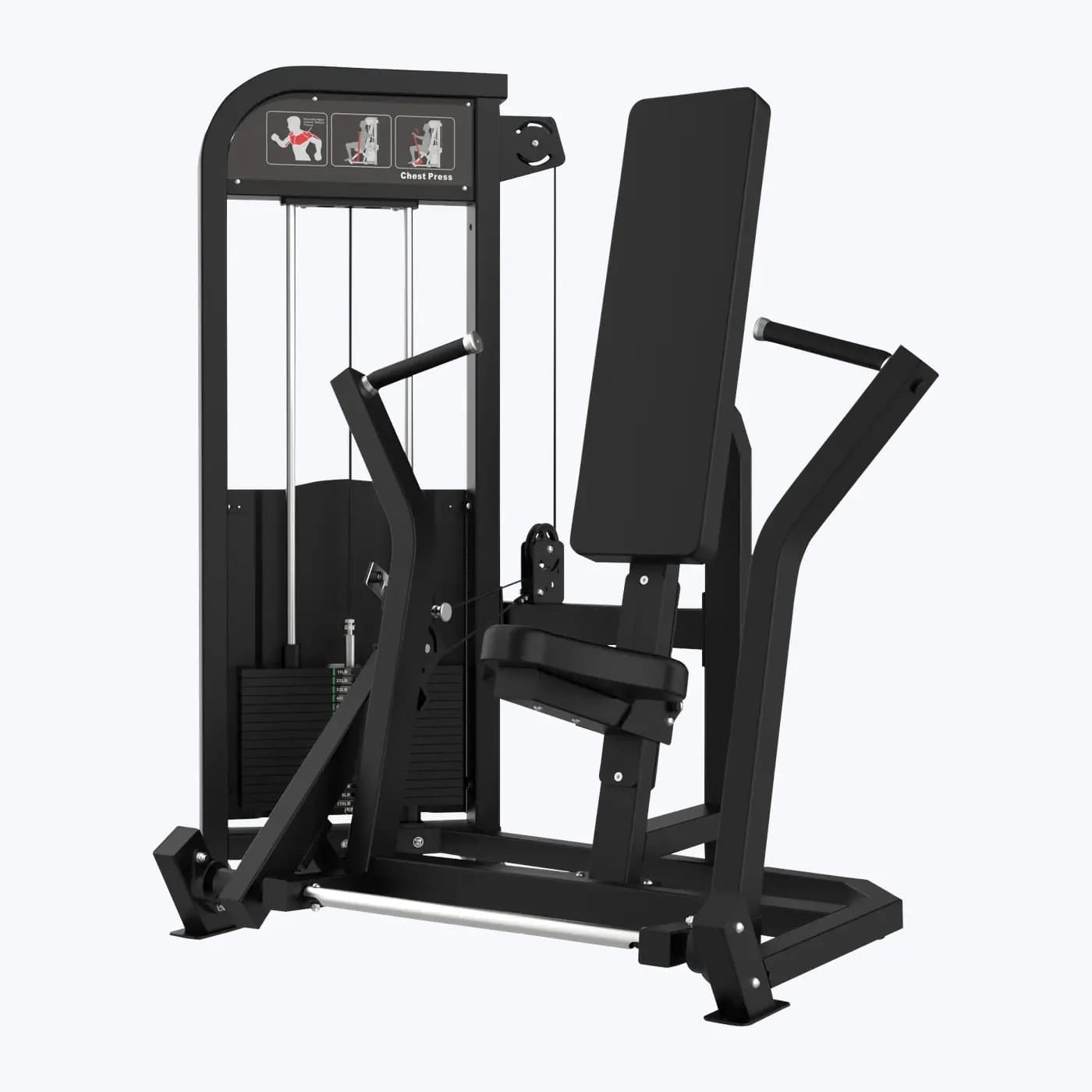Chest Press Assis — Charge Guidée