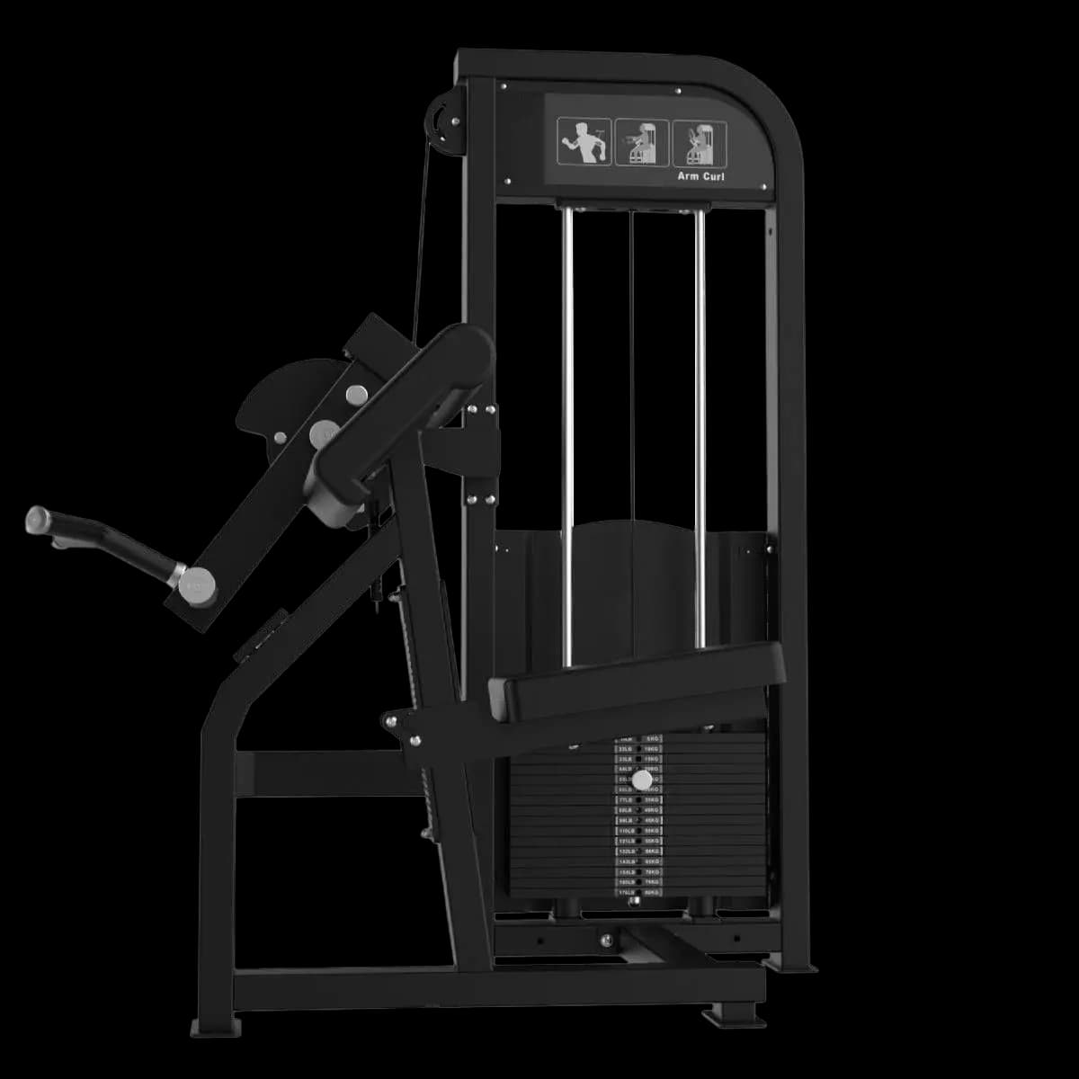 Machine Biceps Curl — Charge Guidée — alternate view