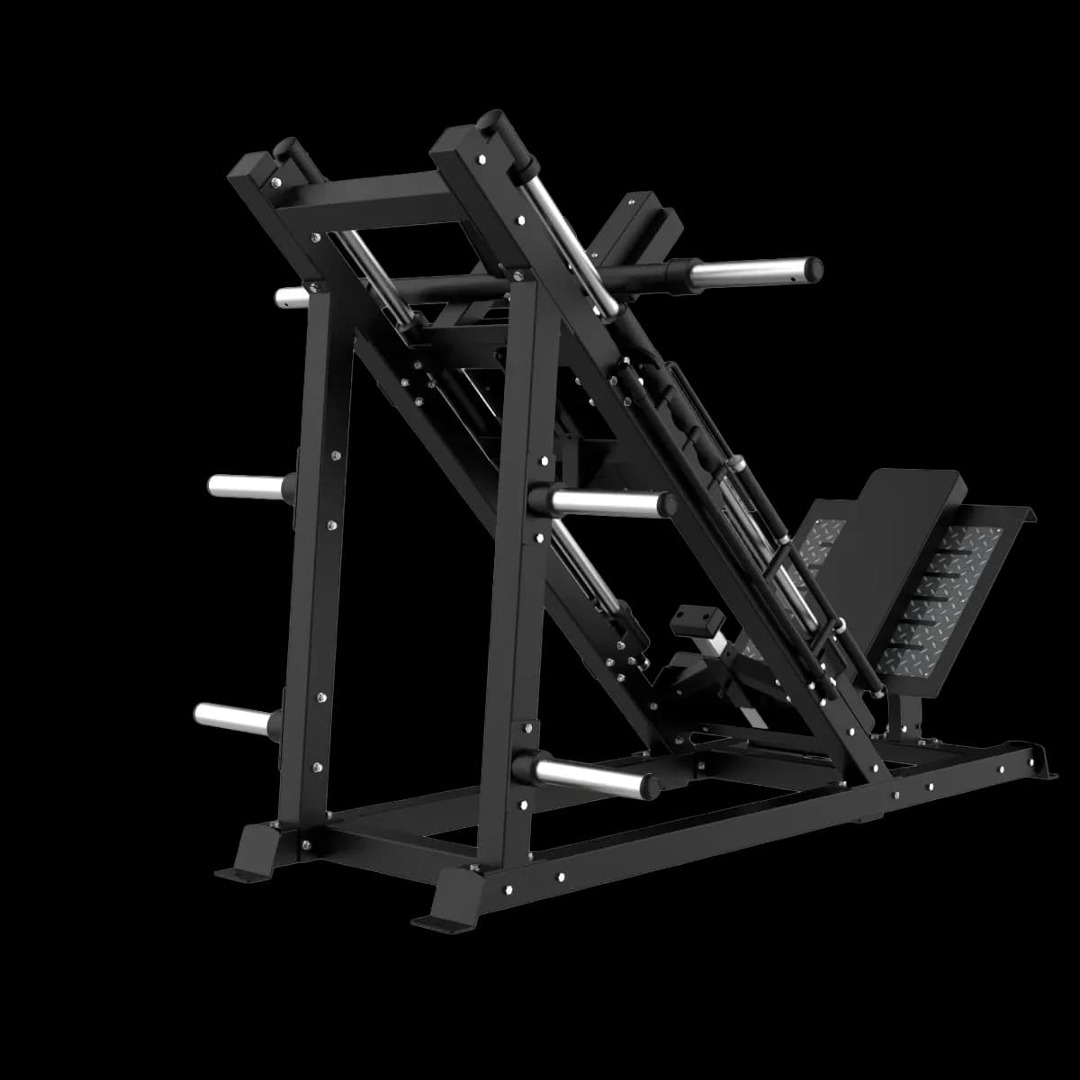 Leg Press 45° & Hack Squat Combo — À Disques — alternate view