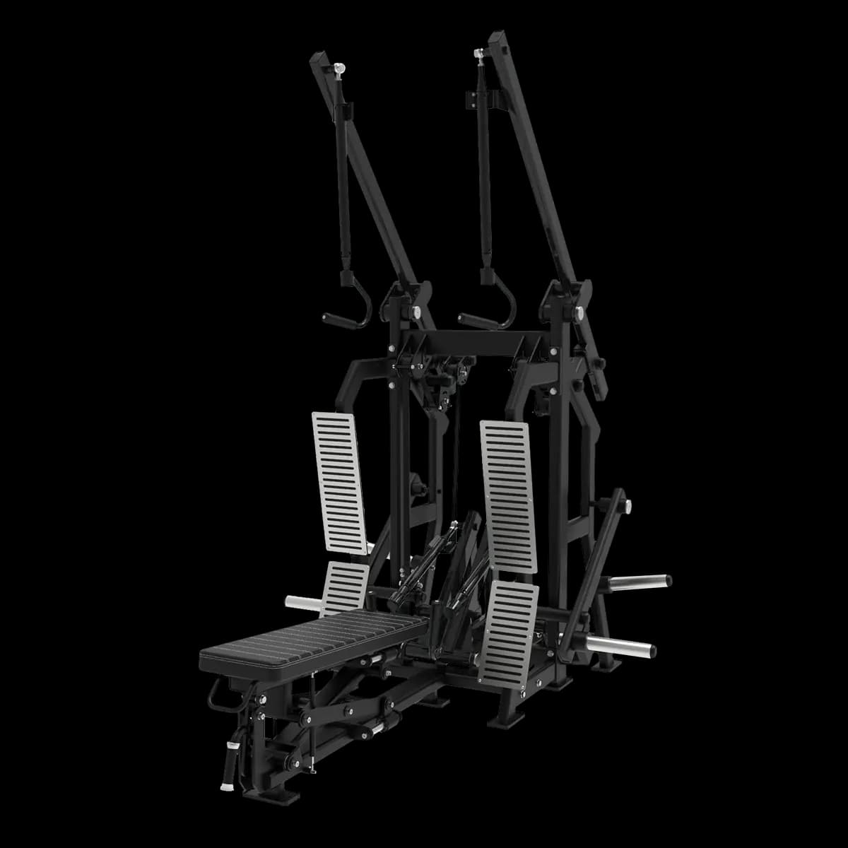 Lat Pulldown & Rowing Combo — À Disques — alternate view